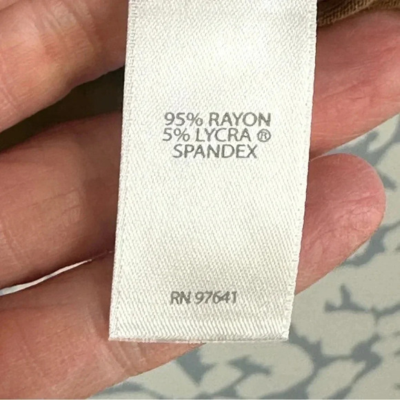 J Jill Wearever‎ Collection Acorn Surplice Blouse  Small NWT Minimalist Neutral - Picture 7 of 7